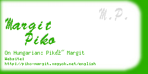 margit piko business card